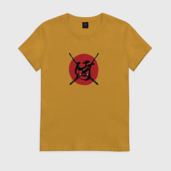 Женская футболка Samurai sword