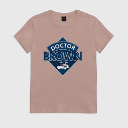 Женская футболка Doctor Brown