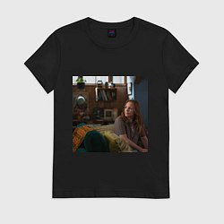 Футболка хлопковая женская Шершни Ван взрослая, цвет: черный