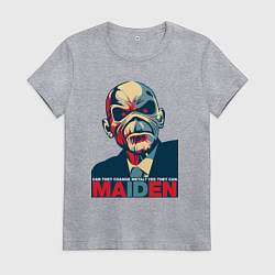 Футболка хлопковая женская They can change metal, цвет: меланж