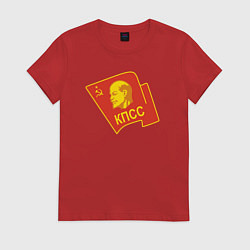 Женская футболка Ленин КПСС