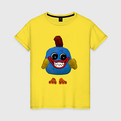 Футболка хлопковая женская Хагги Вагги Chicken - Chicken Gun, цвет: желтый