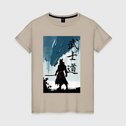 Женская футболка Бусидо - кодекс самурая - Япония