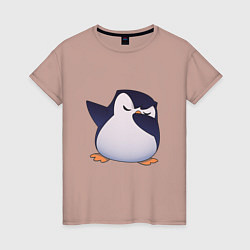 Женская футболка Пингвин в танце