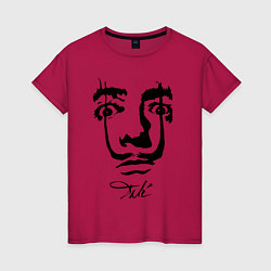 Женская футболка Dali face