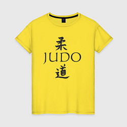 Женская футболка Дзюдо иероглиф