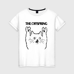 Женская футболка The Offspring - rock cat