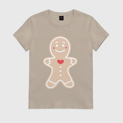 Женская футболка Весёлый пряничек