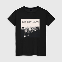 Футболка хлопковая женская Тру фанат Joy Division, цвет: черный