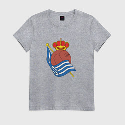 Женская футболка Real Sociedad fc club