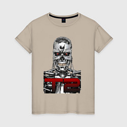 Женская футболка Terminator 2 T800
