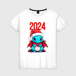 Женская футболка Милый дракончик 2024