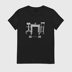 Футболка хлопковая женская Depeche Mode - Memento Mori album, цвет: черный