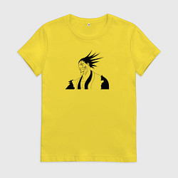 Женская футболка Кенпачи Зараки из аниме Блич