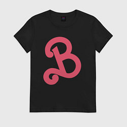 Футболка хлопковая женская Это Барби, цвет: черный