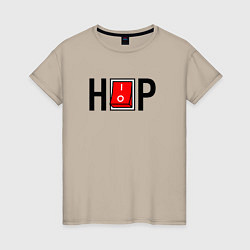 Женская футболка Hip Hop выключатель
