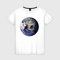 Женская футболка Наша планета земля