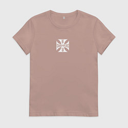 Футболка хлопковая женская Форсаж 2 брайан оконнор, цвет: пыльно-розовый