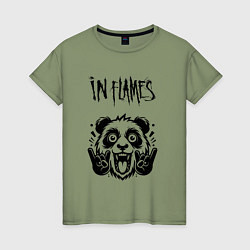 Женская футболка In Flames - rock panda