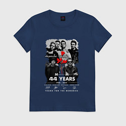 Футболка хлопковая женская Depeche Mode - Collage mode, цвет: тёмно-синий