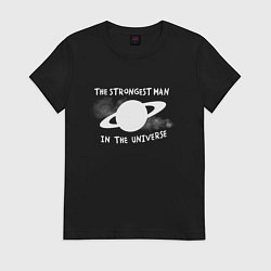 Футболка хлопковая женская Depeche Mode - The strongest man, цвет: черный