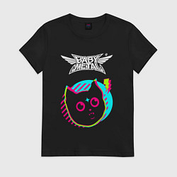Женская футболка Babymetal rock star cat