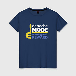 Футболка хлопковая женская Deepche Mode - Some great reward, цвет: тёмно-синий