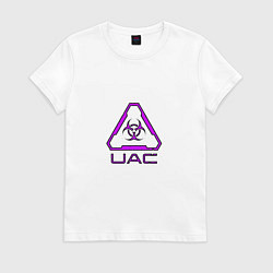 Женская футболка UAC фиолетовый