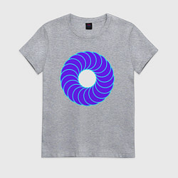 Женская футболка Фиолетовая баранка