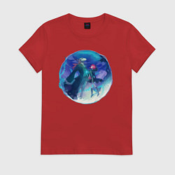 Футболка хлопковая женская Невеста чародея Элиас Эйнсворт, цвет: красный