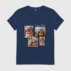 Женская футболка Люблю кукол