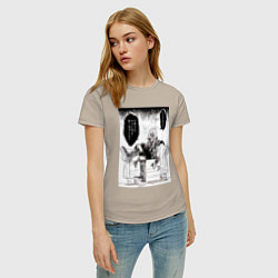 Футболка хлопковая женская О моём перерождении в слизь Римуру Темпест манга, цвет: миндальный — фото 2