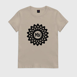 Женская футболка Мы в круговом орнаменте из рук