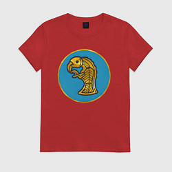 Футболка хлопковая женская Юты из Total War: Attila, цвет: красный