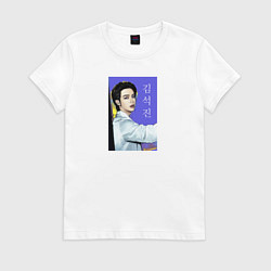 Футболка хлопковая женская Чин Butter, цвет: белый