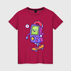 Женская футболка Tetris skater