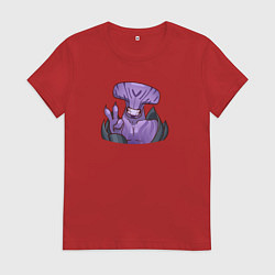 Футболка хлопковая женская Персонаж Dota 2, цвет: красный