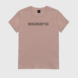 Футболка хлопковая женская Bigbang, цвет: пыльно-розовый
