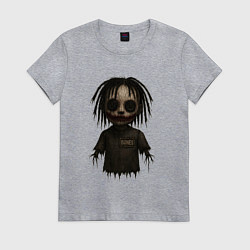 Женская футболка Bones хоррор кукла