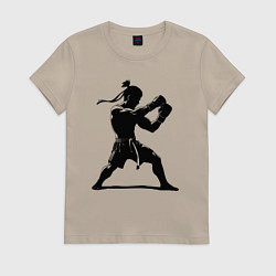 Женская футболка Тайский боксер