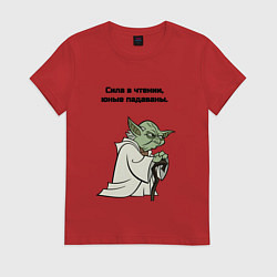 Женская футболка Сила в чтении