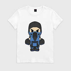 Футболка хлопковая женская Sub-zero warrior, цвет: белый