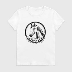 Женская футболка Шепот гривы
