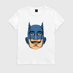 Футболка хлопковая женская Batman Dali, цвет: белый