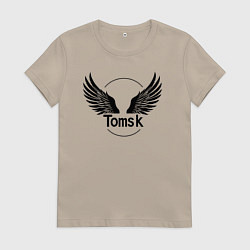 Женская футболка Крылья Томска