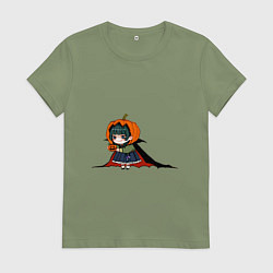 Футболка хлопковая женская Милое коварство МаоМао - Монолог Фармацевта аниме, цвет: авокадо