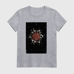 Футболка хлопковая женская Saw game, цвет: меланж