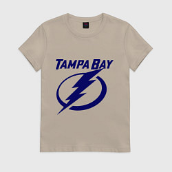 Футболка хлопковая женская HC Tampa Bay, цвет: миндальный