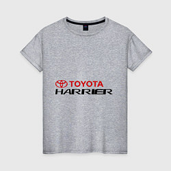 Футболка хлопковая женская Toyota Harrier, цвет: меланж