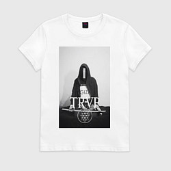 Футболка хлопковая женская TRAP SAMURAI, цвет: белый